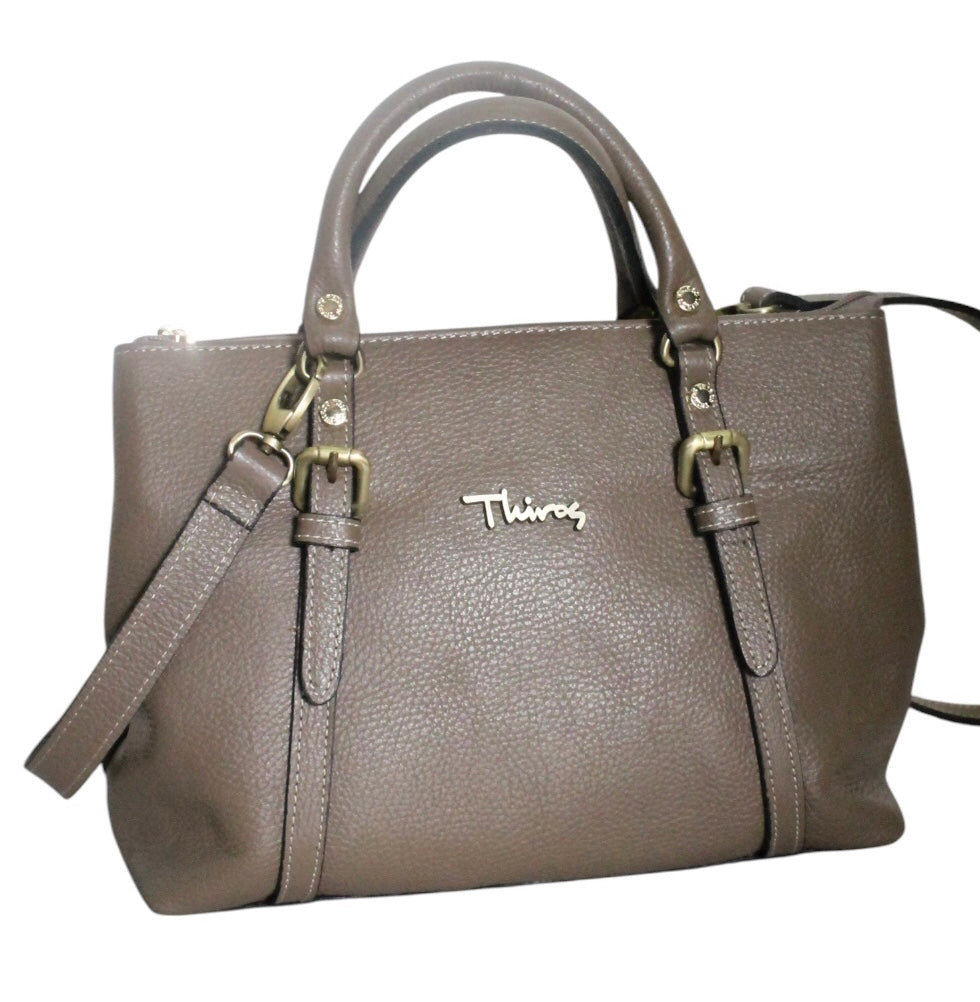 Terra Leather handbag with strap