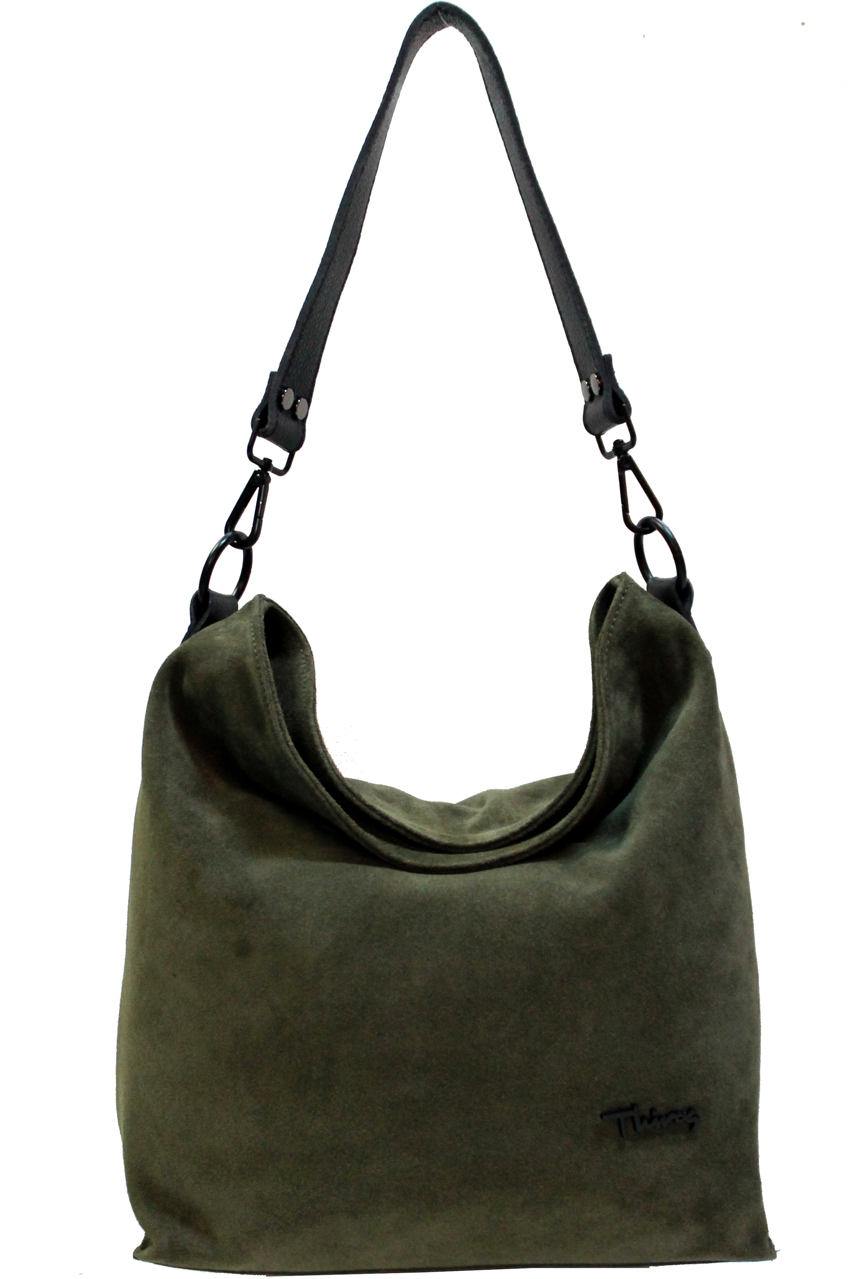 Suede Collection shoulder and crossbody bag