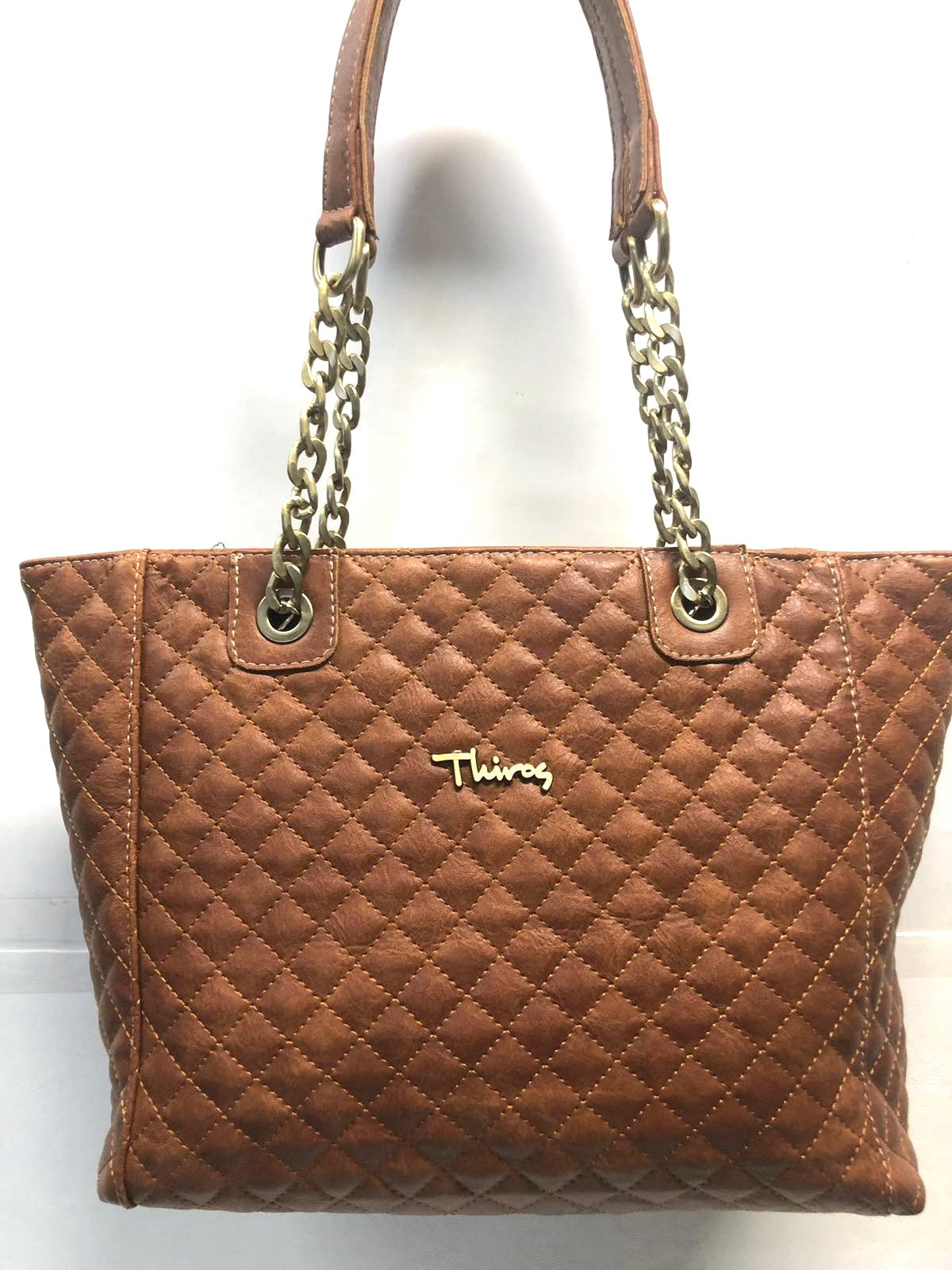 Glam quilted shoulder bag