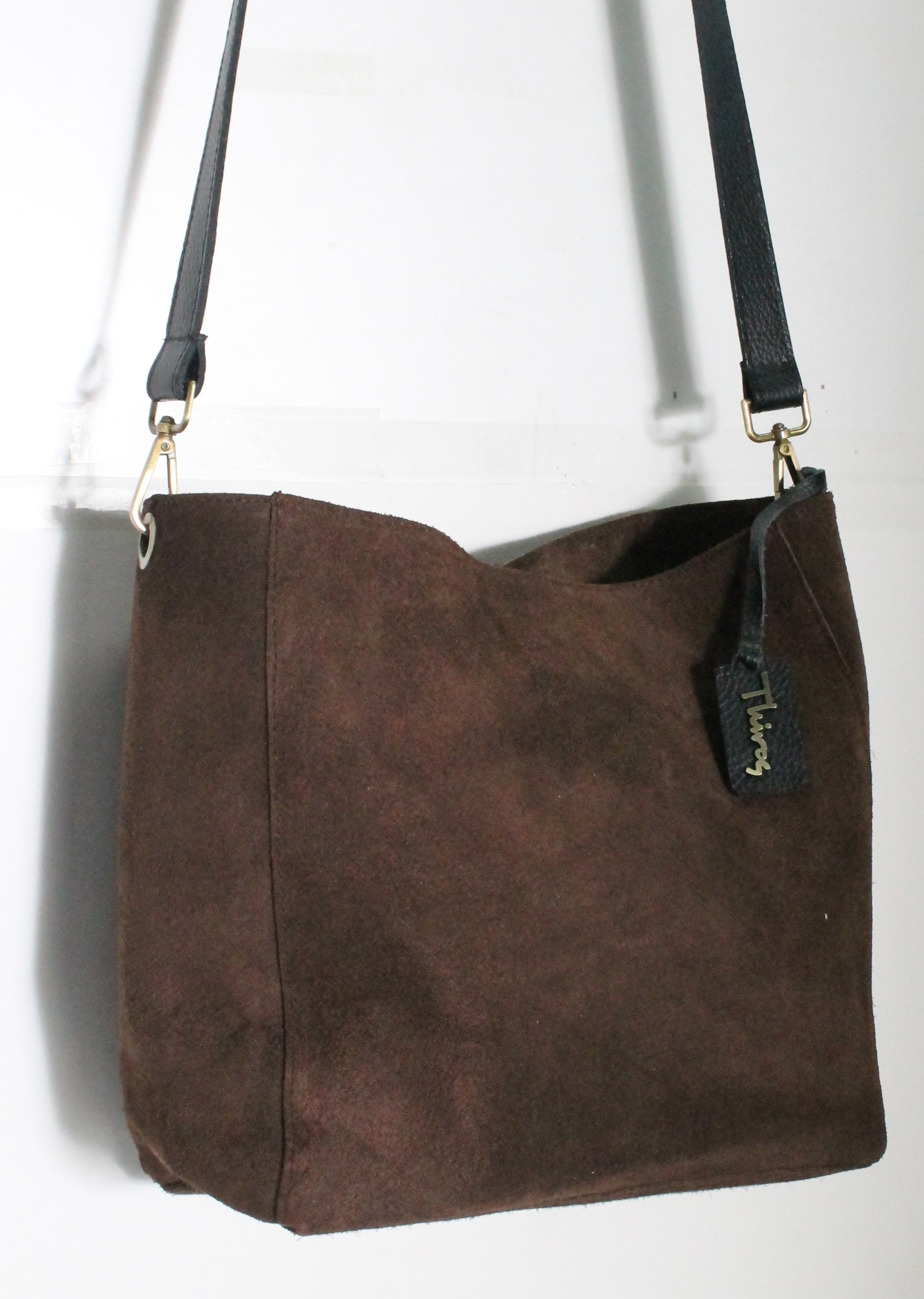 Suede Collection cross body bag