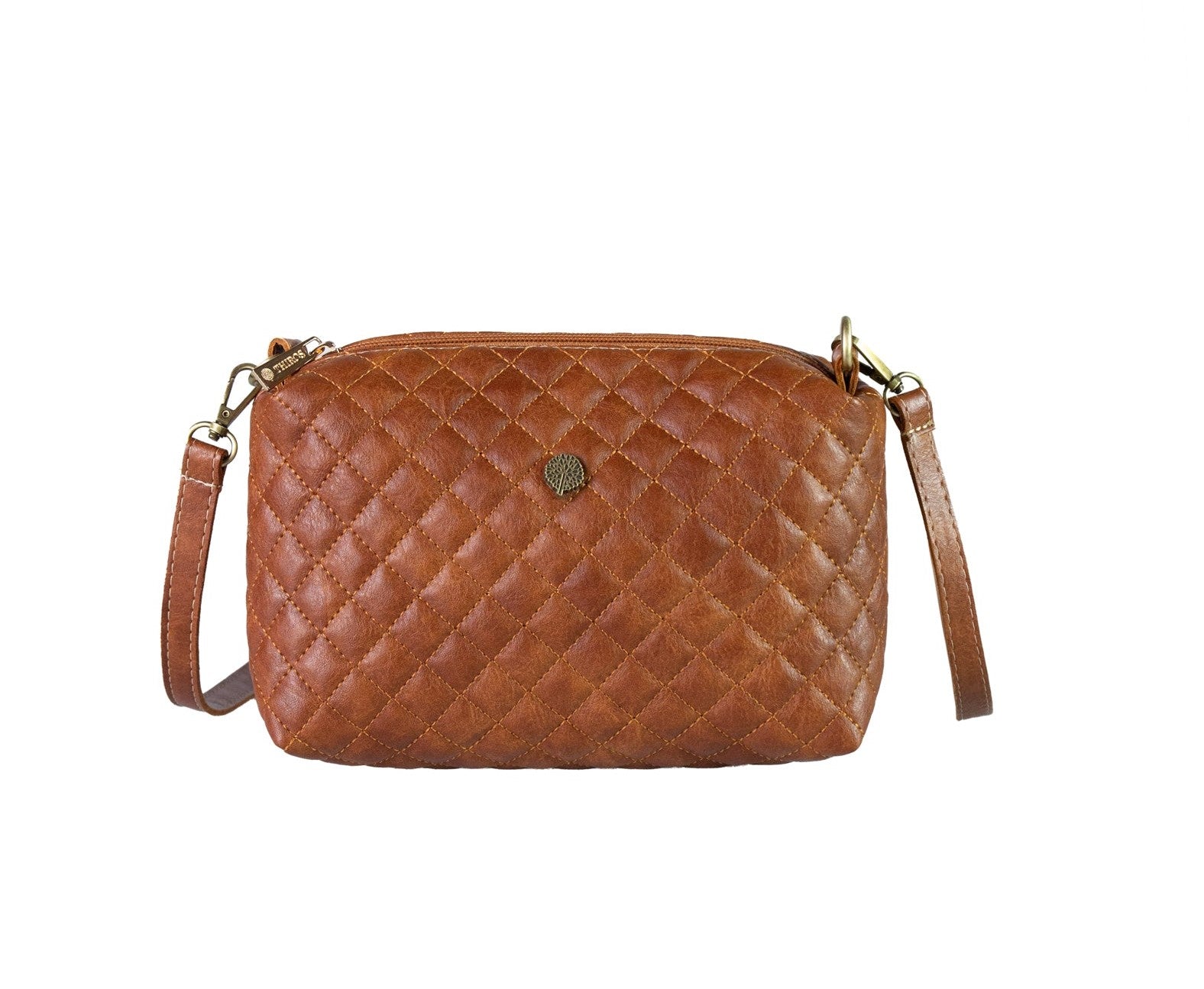 Quilted crossbody glam bag