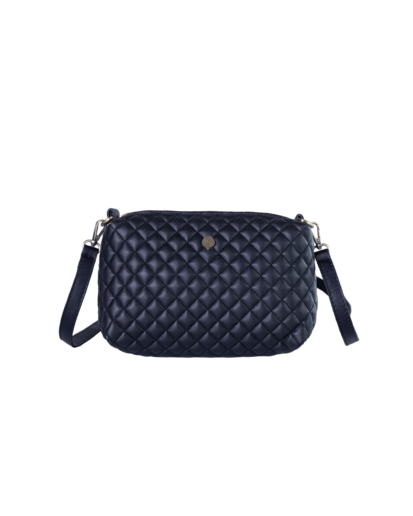 Quilted crossbody glam bag